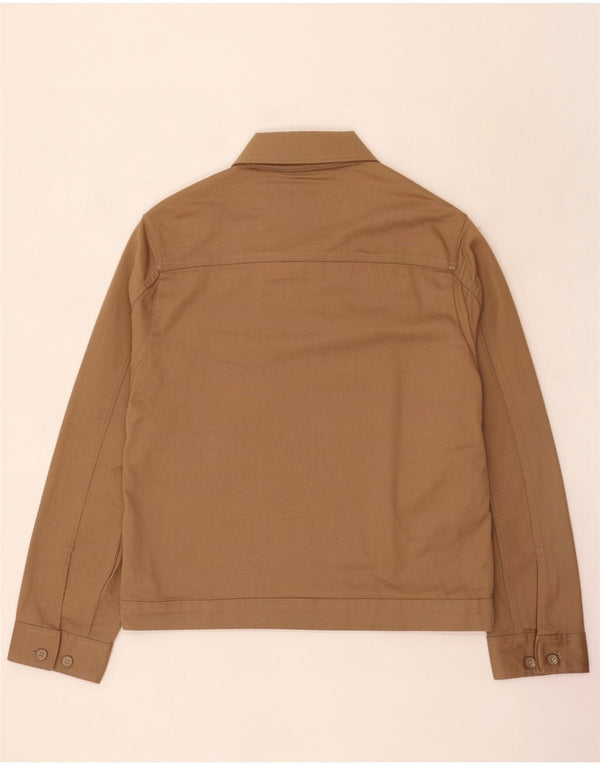 Мужская куртка Zara UK 40, большая, бежевая, хлопок