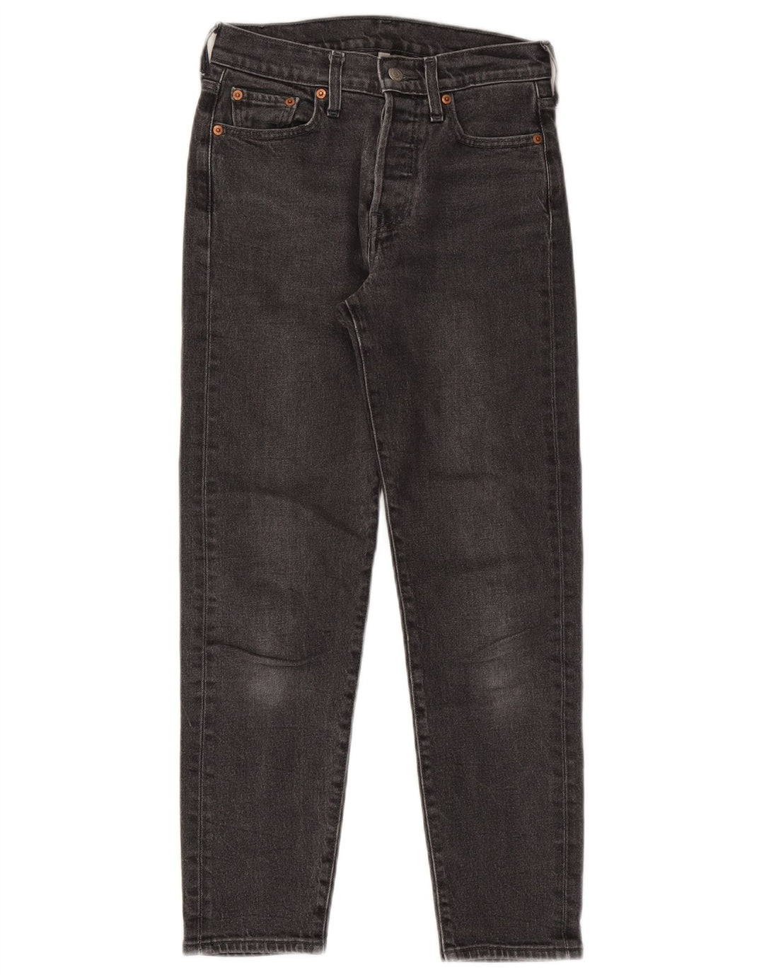 Женские зауженные джинсы Levi's W26 L26, черный хлопок