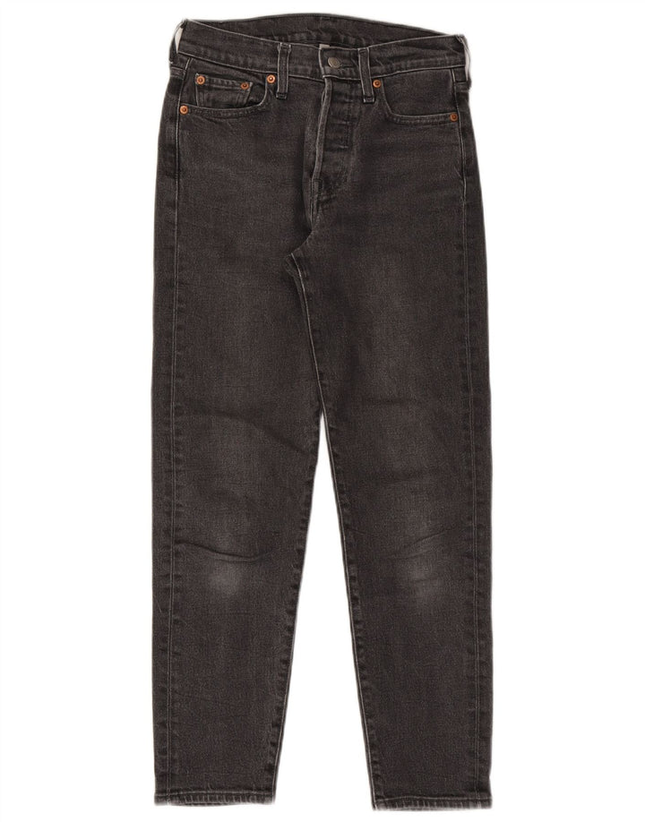 Женские зауженные джинсы Levi's W26 L26, черный хлопок