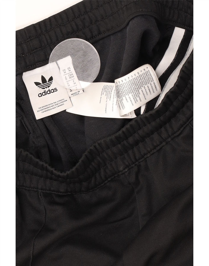 Мужские спортивные брюки Adidas среднего размера, черные, хлопковые