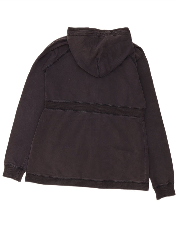 Женский свитер с капюшоном на молнии Woolrich UK 12, средний черный хлопок