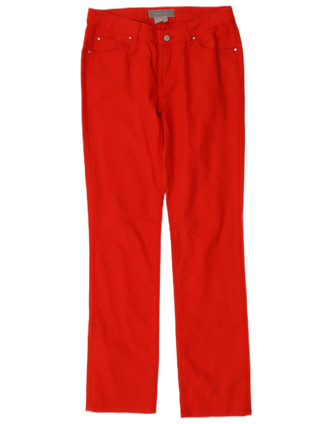 Женские прямые джинсы Zara EU 40 Medium W30 L31, красный хлопок
