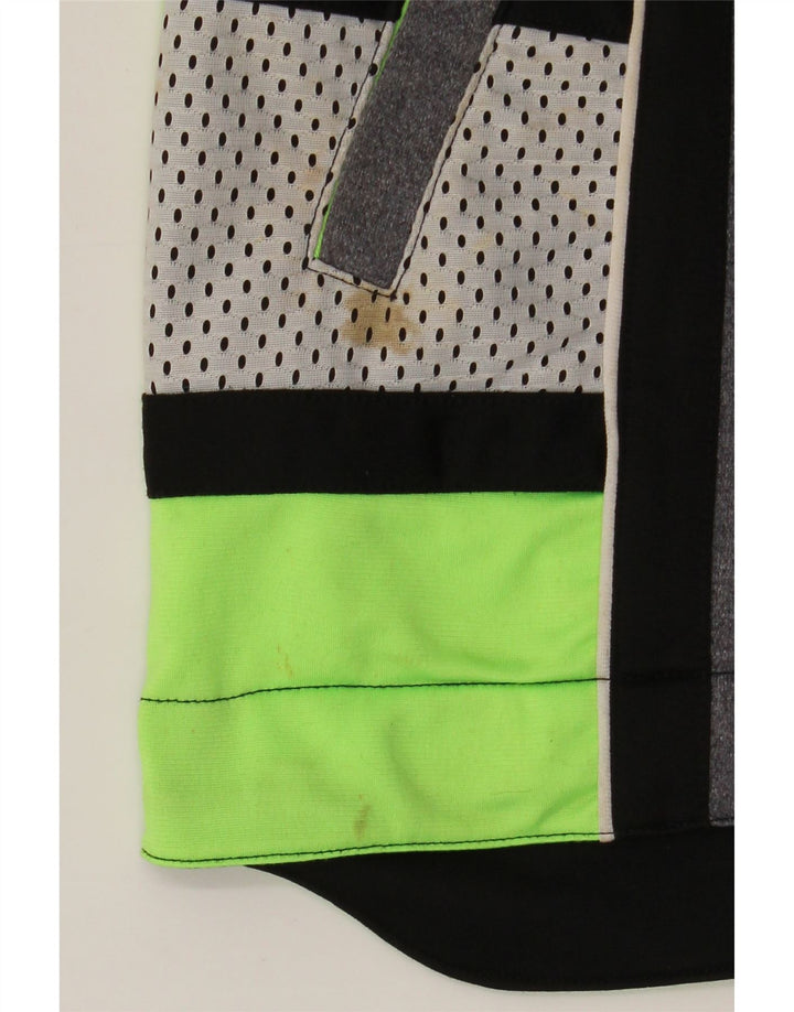 Спортивный костюм Diadora для мальчиков, верхняя куртка 13–14 лет, серый полиэстер с цветными блоками