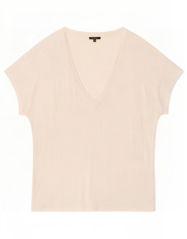 Женская футболка Massimo Dutti Top UK 14 Medium White