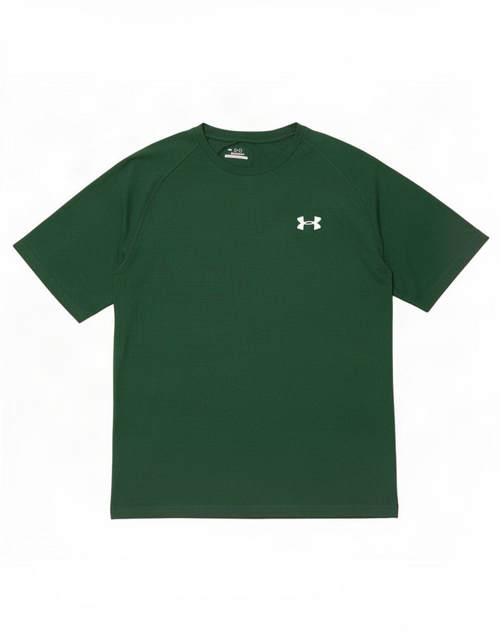Мужская футболка Under Armour Heat Gear, верх, средний зеленый полиэстер