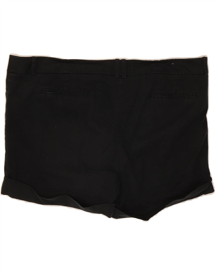 MOSSIMO Womens Hot Pants US 18 2XL W40 Black Cotton Vintage Mossimo and Second-Hand Mossimo from Messina Hembry 