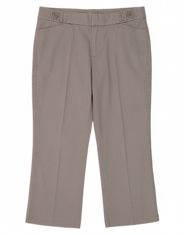 Женские капри Slender Secret Lee, размер США 14, XL, W36, L22, серый хлопок