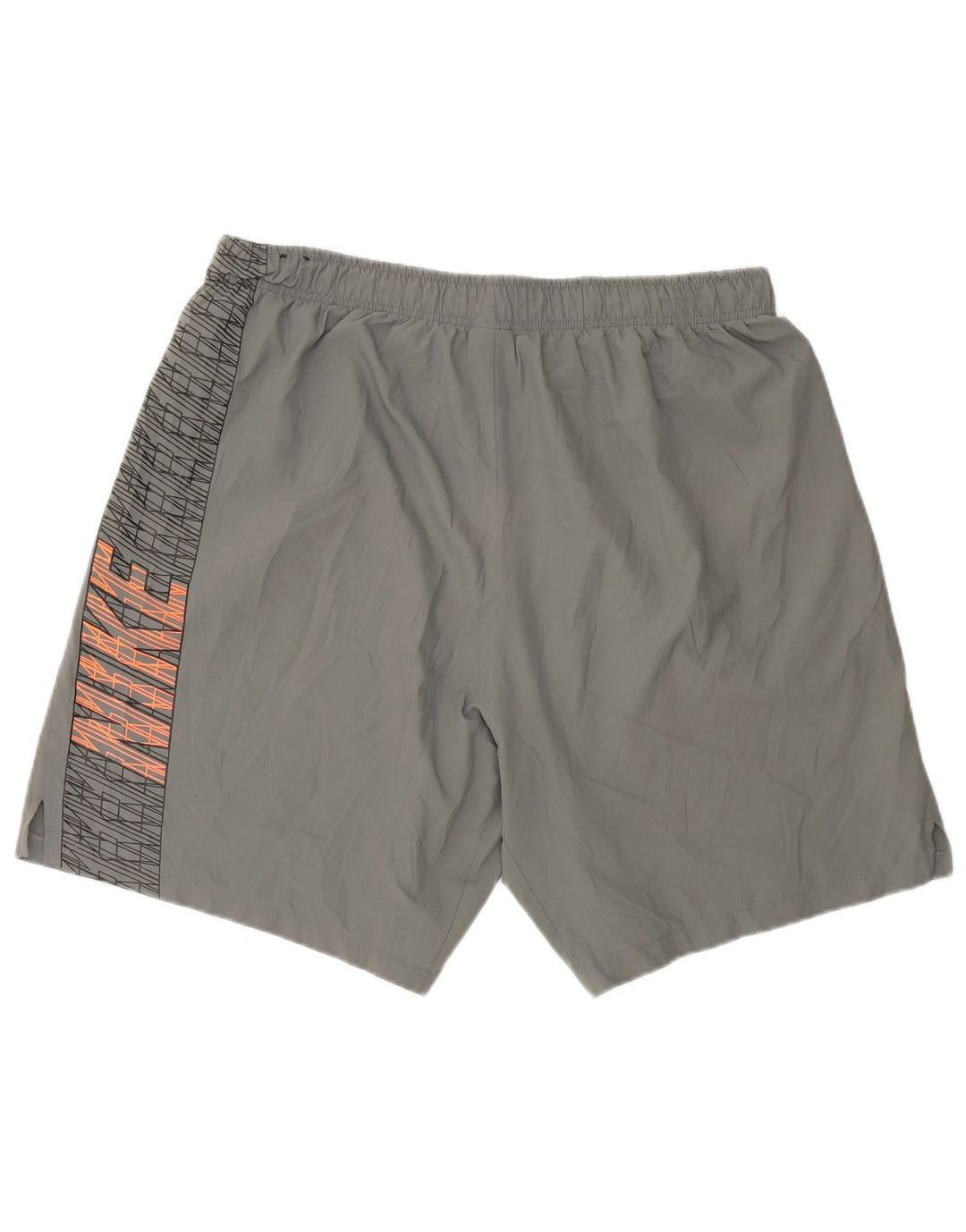 Мужские спортивные шорты Nike Dri Fit с графическим рисунком 2XL, полиэстер серого цвета в полоску