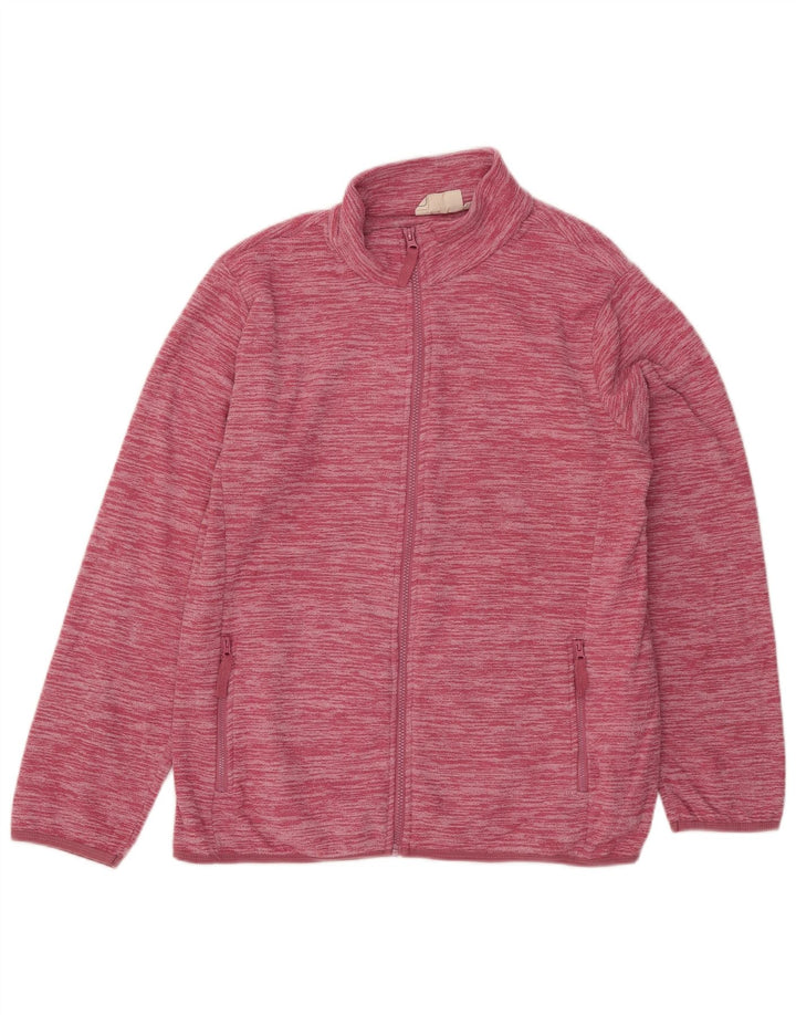 Женская флисовая куртка Mountain Warehouse UK 18 XL, полиэстер с розовыми крапинками