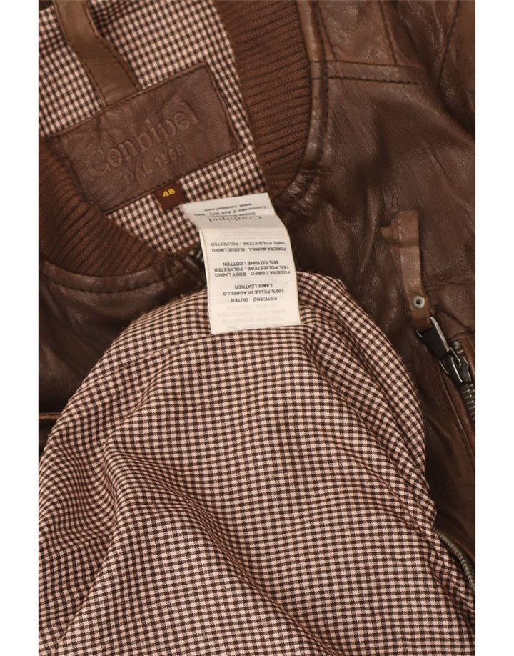 Мужская кожаная куртка Conbipel IT 48 Medium Brown Leather