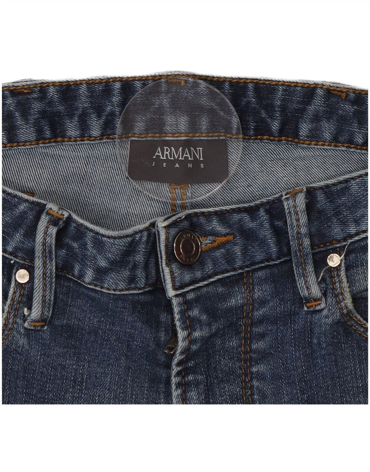 Женские узкие джинсы Armani W32 L29 синие