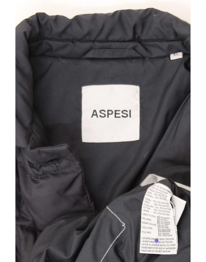 Женская стеганая куртка Aspesi UK 18 XL Темно-синяя