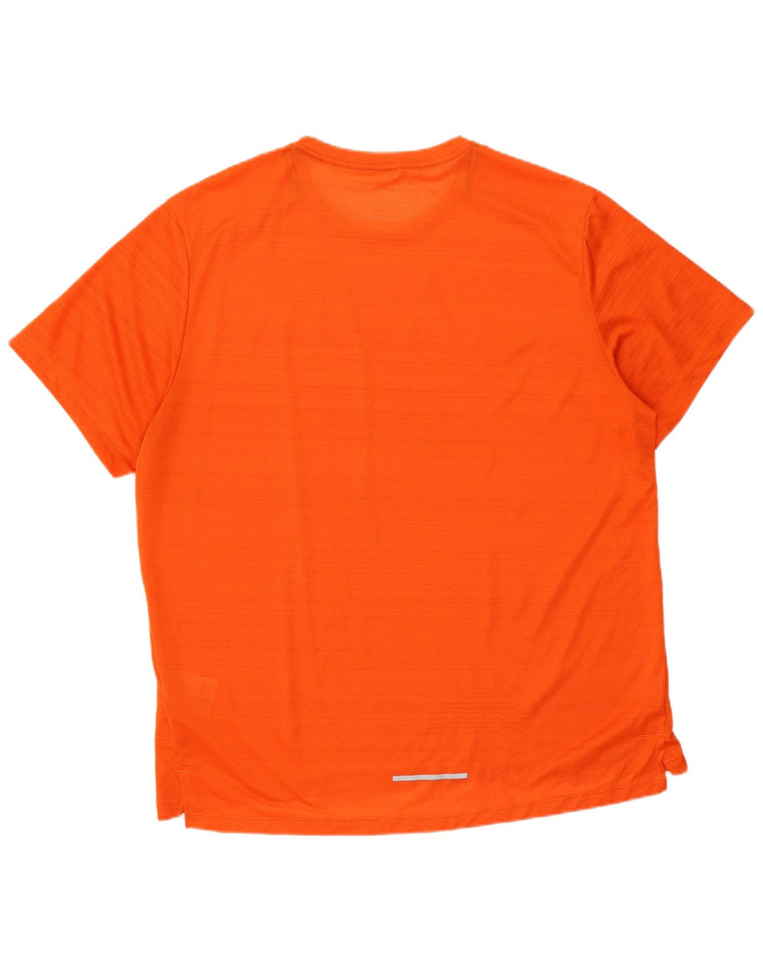 Мужская футболка Nike Dri Fit Top XL из полиэстера в оранжевую полоску