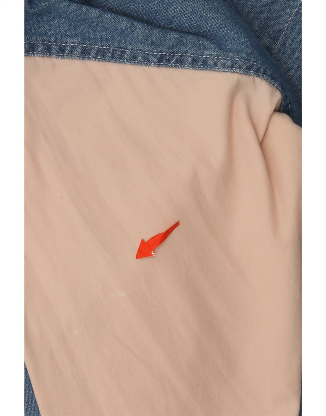 Мужская рубашка VINTAGE среднего бежевого цвета с цветными блоками