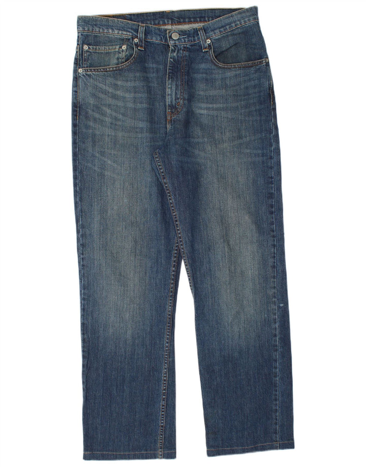 Мужские прямые джинсы Levi's 752 W34 L29 синие, хлопок