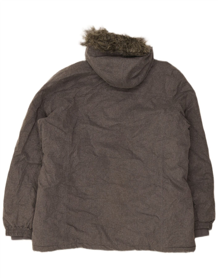 Женская ветровка с капюшоном Mountain Warehouse UK 20 2XL Серая