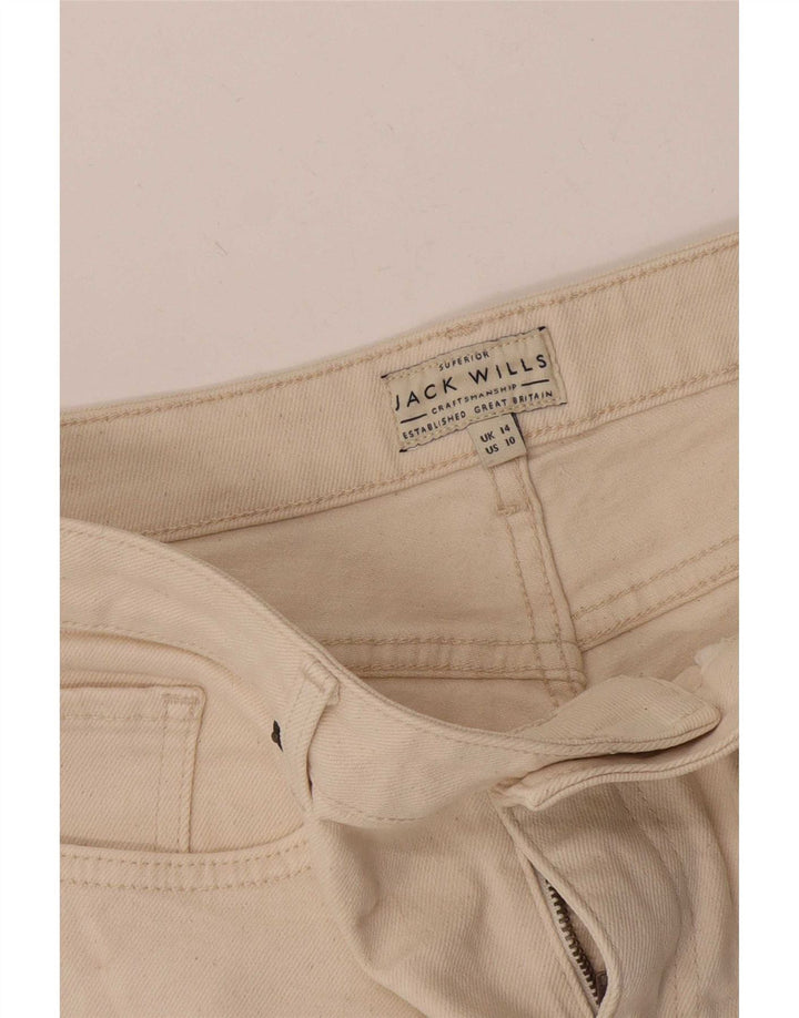 Женские джинсовые шорты Jack Wills UK 14, большие W32, белые