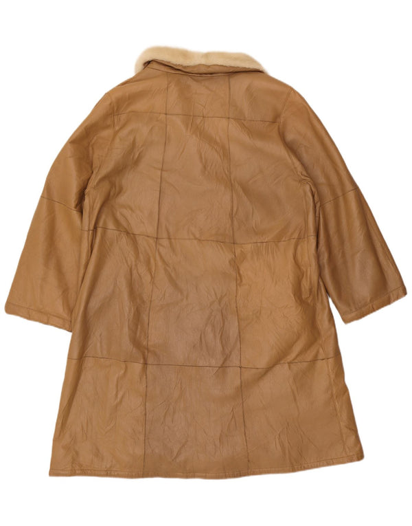 Дубленка женская VINTAGE IT 44 Средний Бежевый