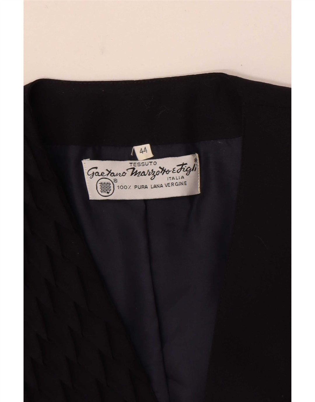 Marzotto Женский двубортный пиджак IT 44 Medium Navy Blue