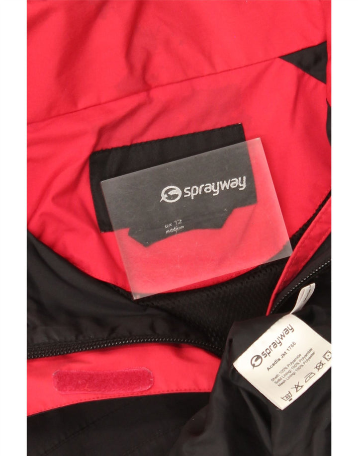 Женская дождевик с капюшоном Sprayway UK 12, средний черный, полиамид