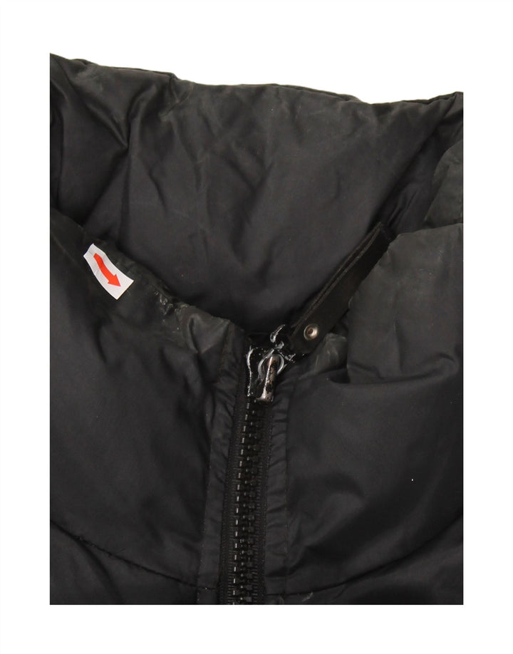 GAS Mens Padded Jacket UK 42 XL Black Nylon