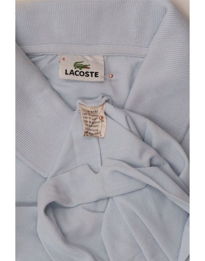 Мужская рубашка-поло LACOSTE, размер 6 XL, синяя, хлопок