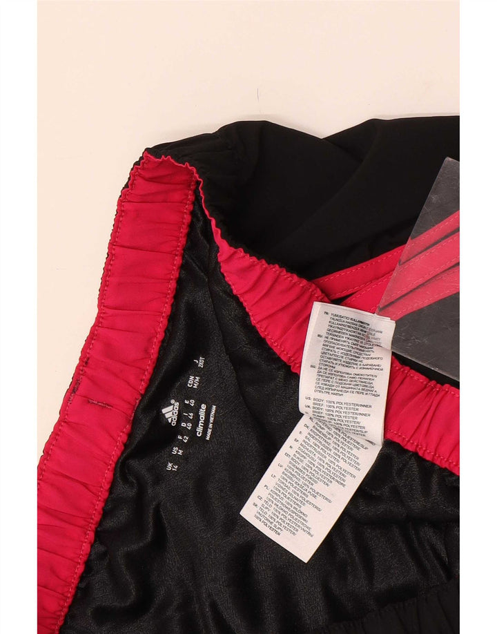 Женские спортивные шорты Adidas Climalite UK 14, средний черный, полиэстер