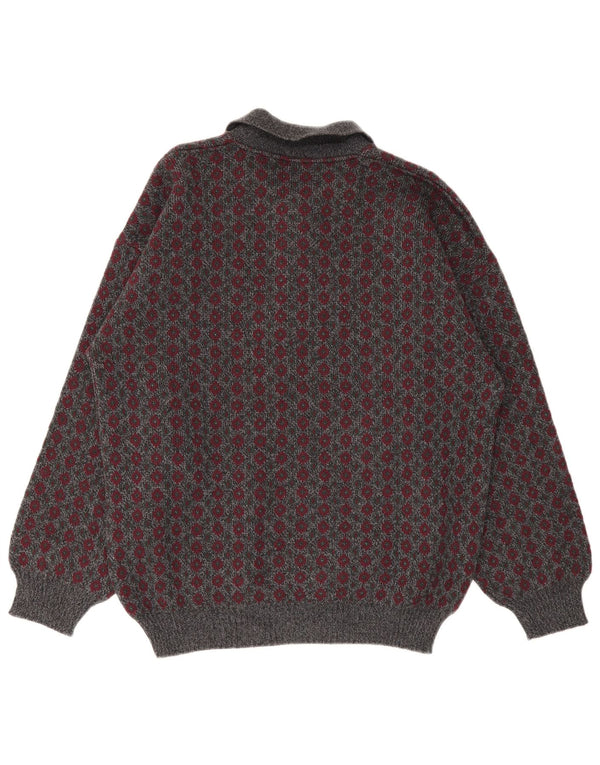 Мужской свитер Viky Tricot IT 50 Medium Grey Geometric