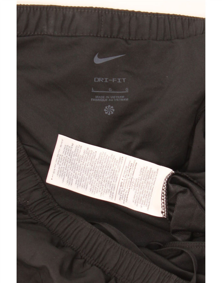 Мужские спортивные шорты Nike Dri Fit с графическим рисунком, большие черные из полиэстера