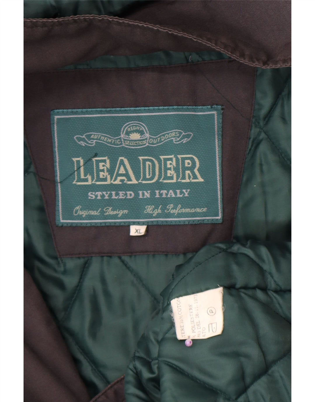 Leader Мужское стеганое пальто с капюшоном UK 42 XL Серый полиэстер