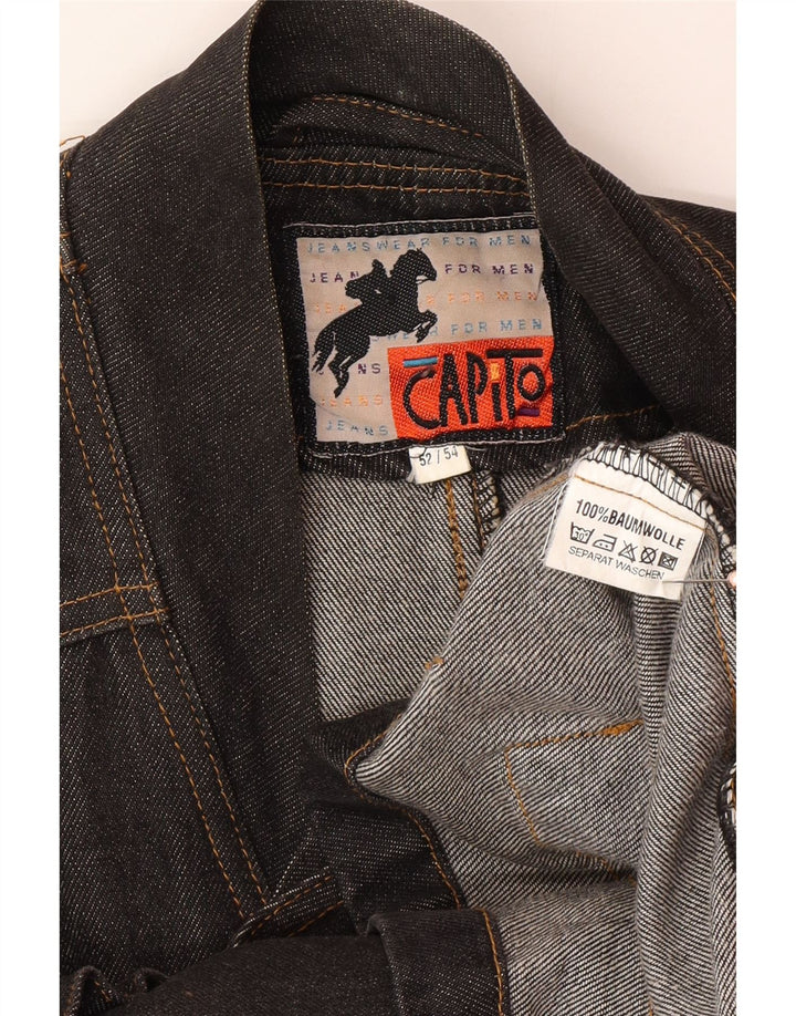 Мужской джинсовый жилет VINTAGE IT 52 XL, серый хлопок