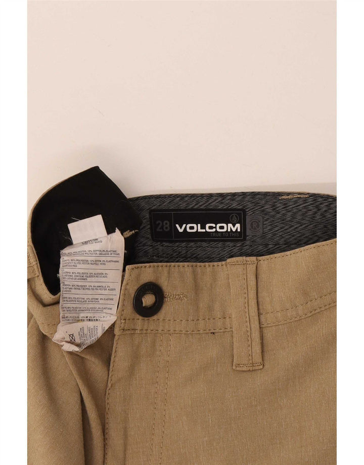 Мужские шорты чинос Volcom W28, средний бежевый полиэстер