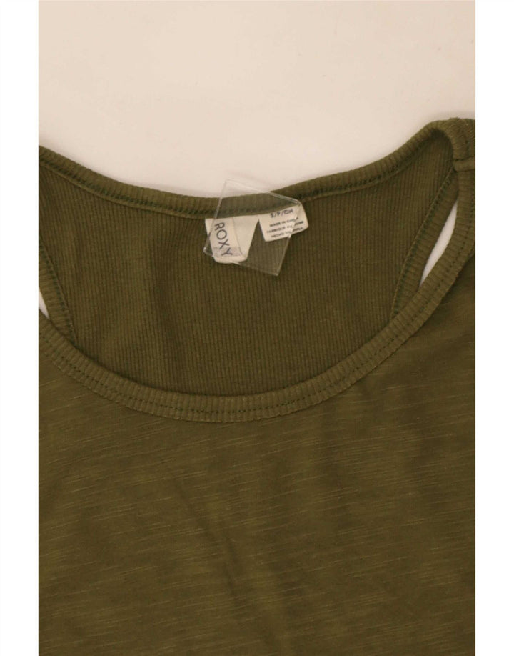 Женский жилет Roxy Top UK 10, маленький, хаки, в крапинку