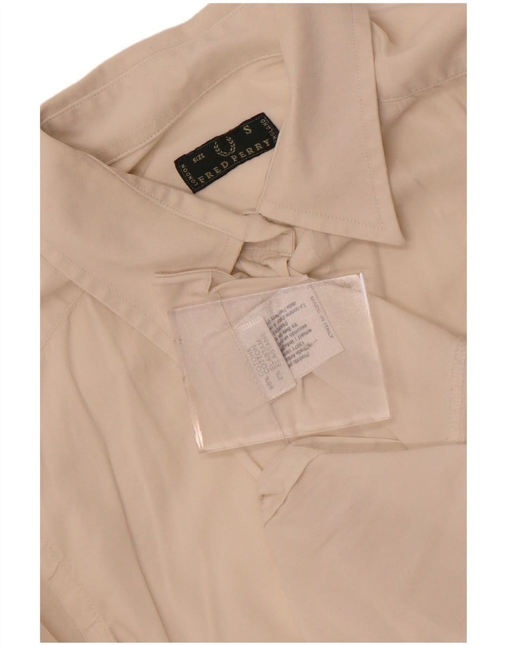 Женская рубашка Fred Perry UK 10, маленькая, белый хлопок