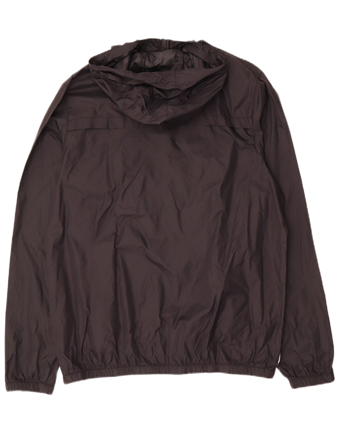 Мужской анорак с капюшоном ELLESSE UK 40, большой черный цвет с цветными блоками