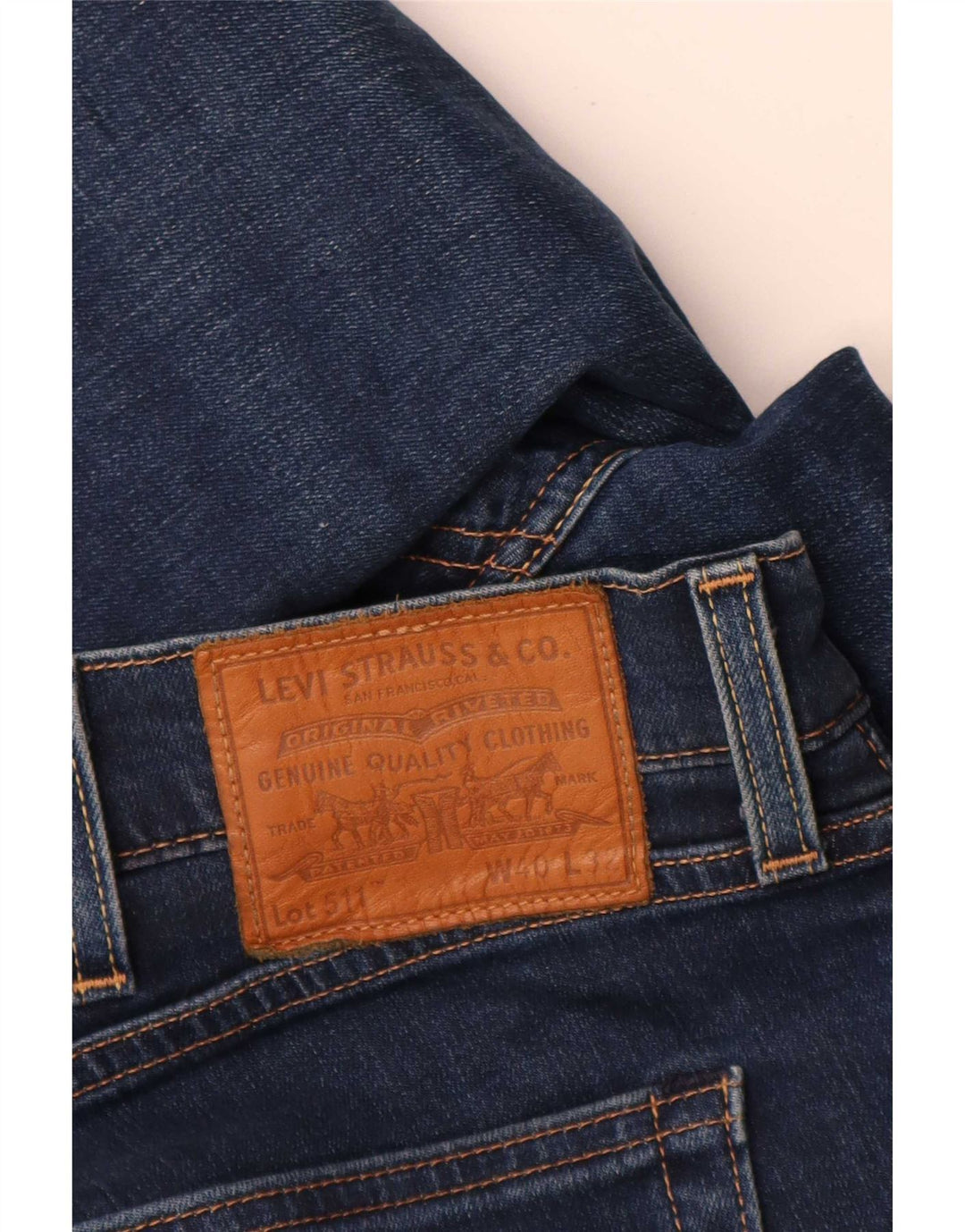 Мужские джинсы Levi's Slim 511 W40 L32 синие, хлопок
