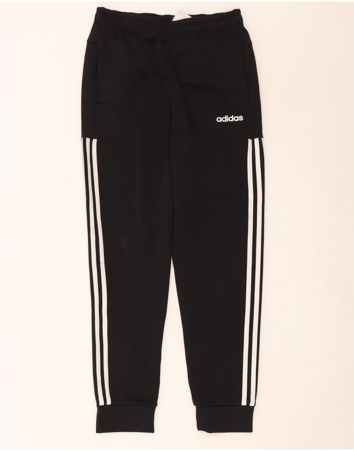 Adidas Мужские спортивные брюки Джоггеры Маленькие черные полиэстер