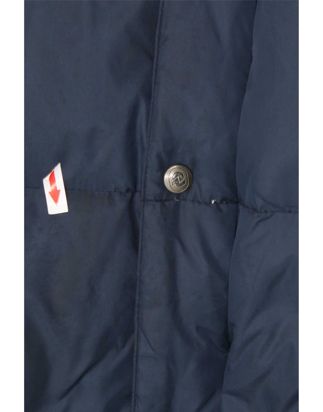 Invicta Мужская утепленная куртка свободного кроя с капюшоном UK 38 Medium Navy Blue