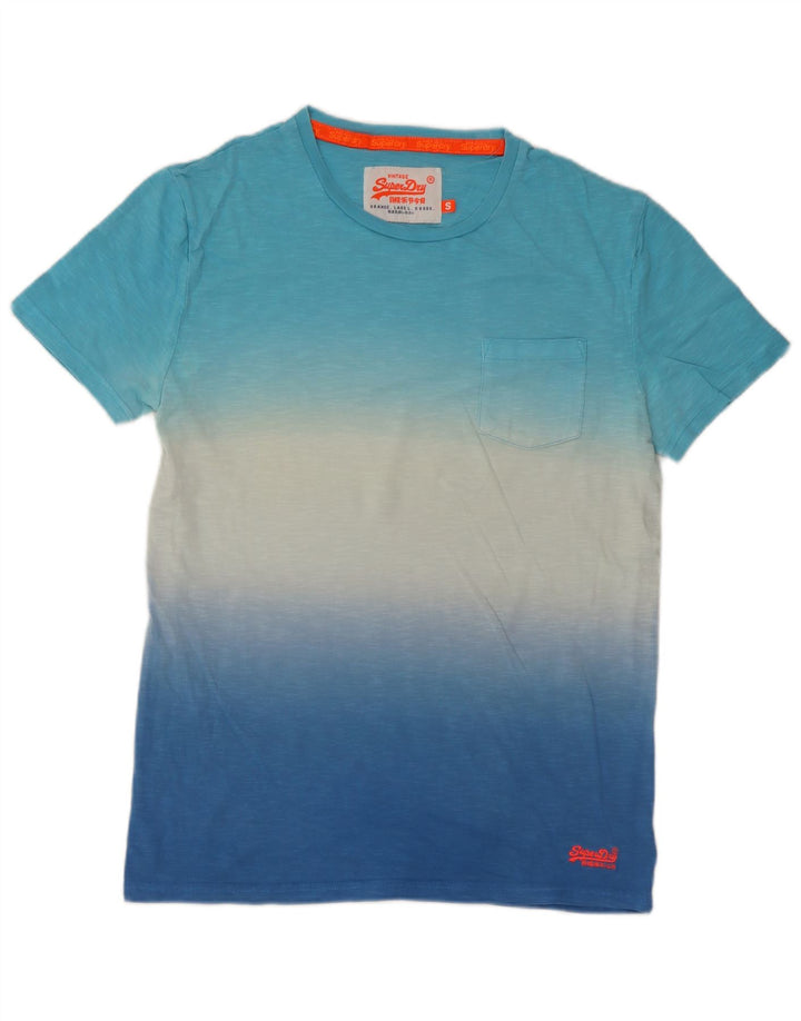 Мужская футболка Superdry Top Small Blue Tie Dye Cotton