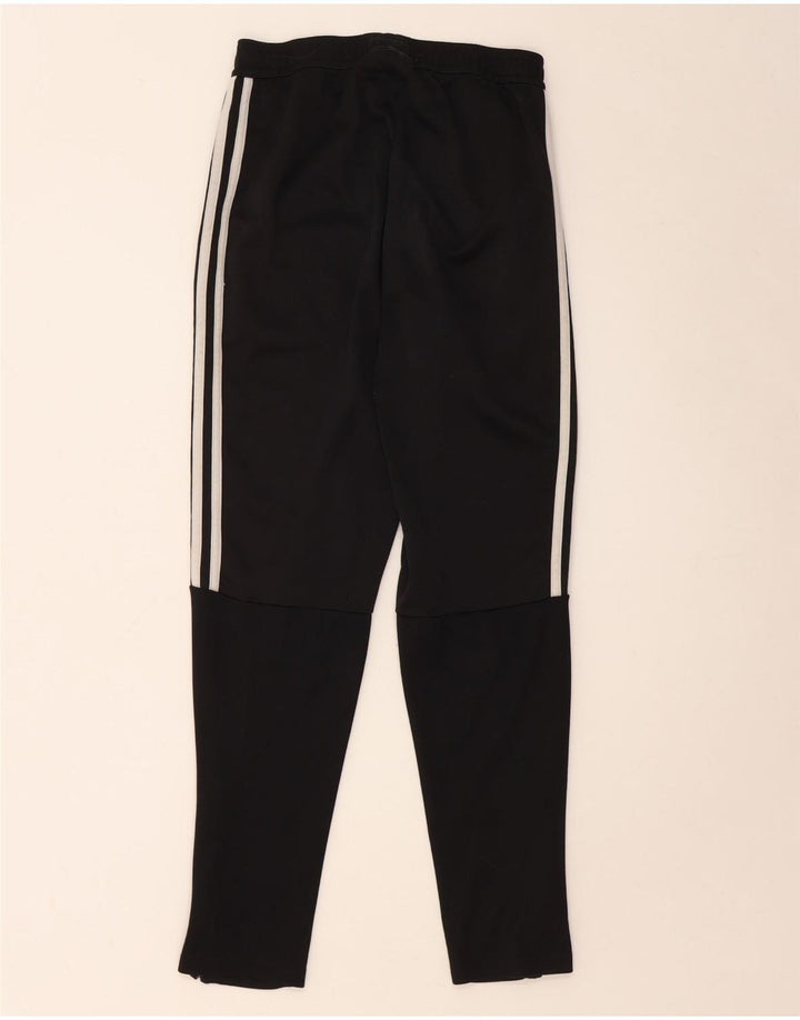 Женские спортивные брюки Adidas UK 10, маленькие черные из полиэстера