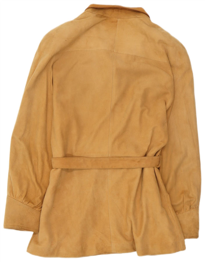 Винтажная женская замшевая куртка IT 44 Medium Beige