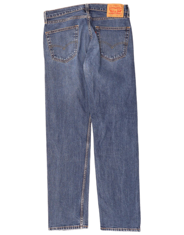 Мужские прямые джинсы Levi's 505 W32 L34 синие, хлопок