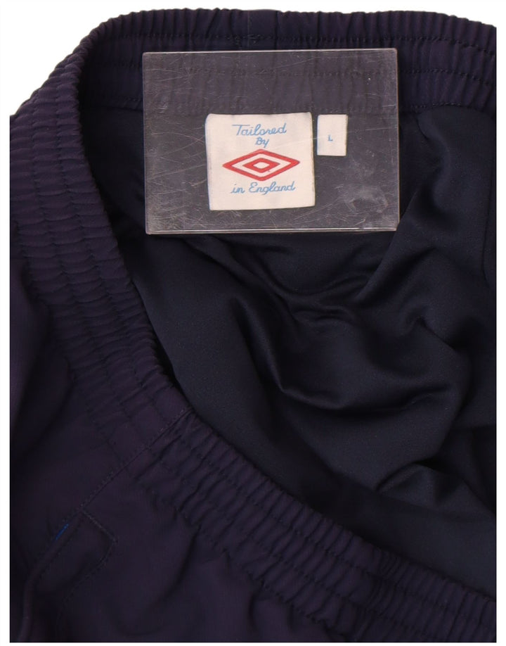 Мужские спортивные шорты Umbro, большие, темно-синие