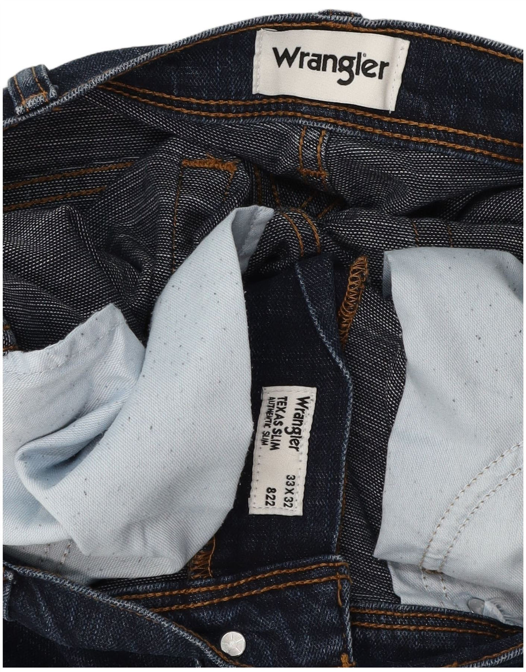 Мужские джинсы Wrangler Texas Slim W33 L32 синие