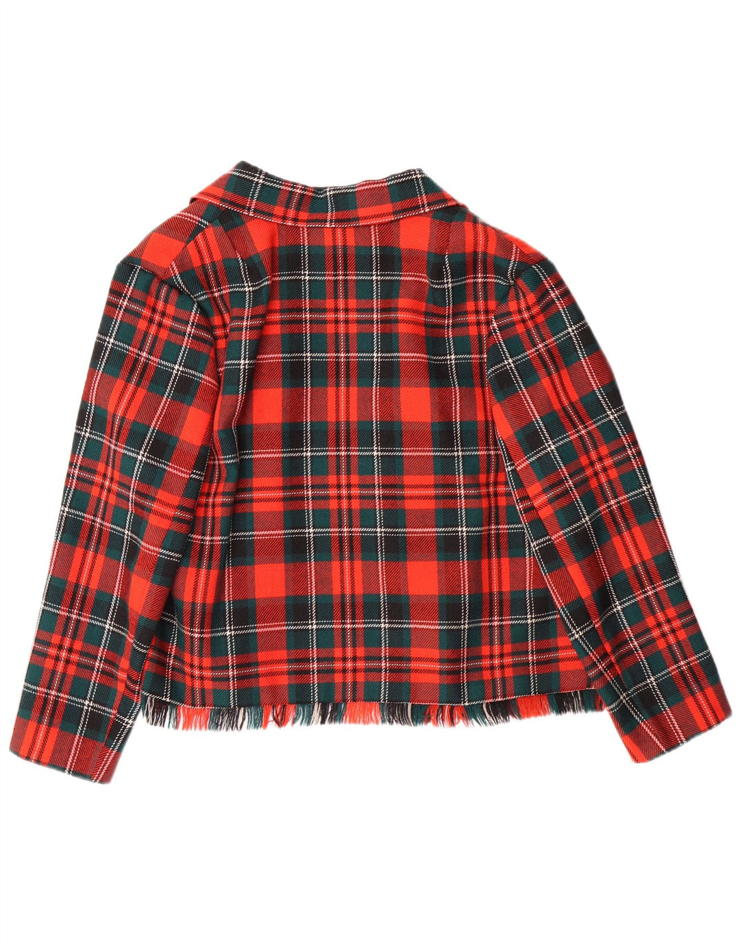 ВИНТАЖНЫЙ комплект женских юбок из 2 предметов EU 42, большой размер W28 L23, шерсть в красную клетку