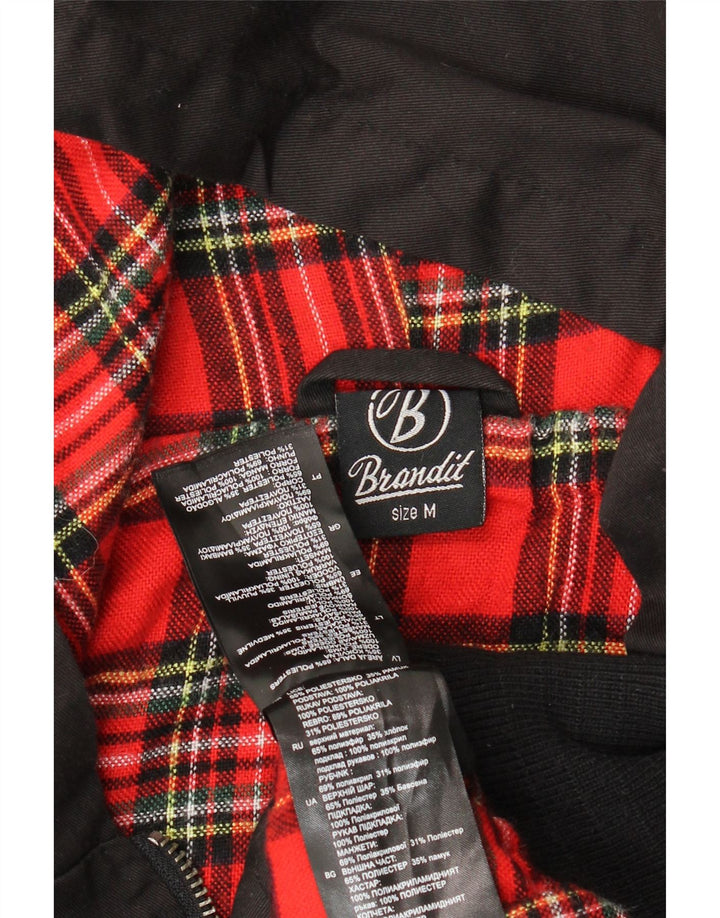 Мужская куртка-бомбер BRANDIT с капюшоном UK 38, средний черный полиэстер