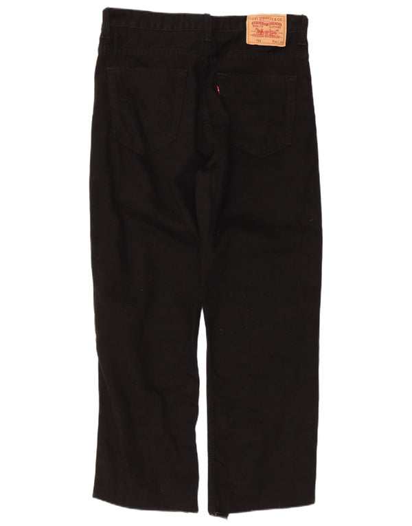 Мужские прямые джинсы Levi's 752 W34 L26, черный хлопок