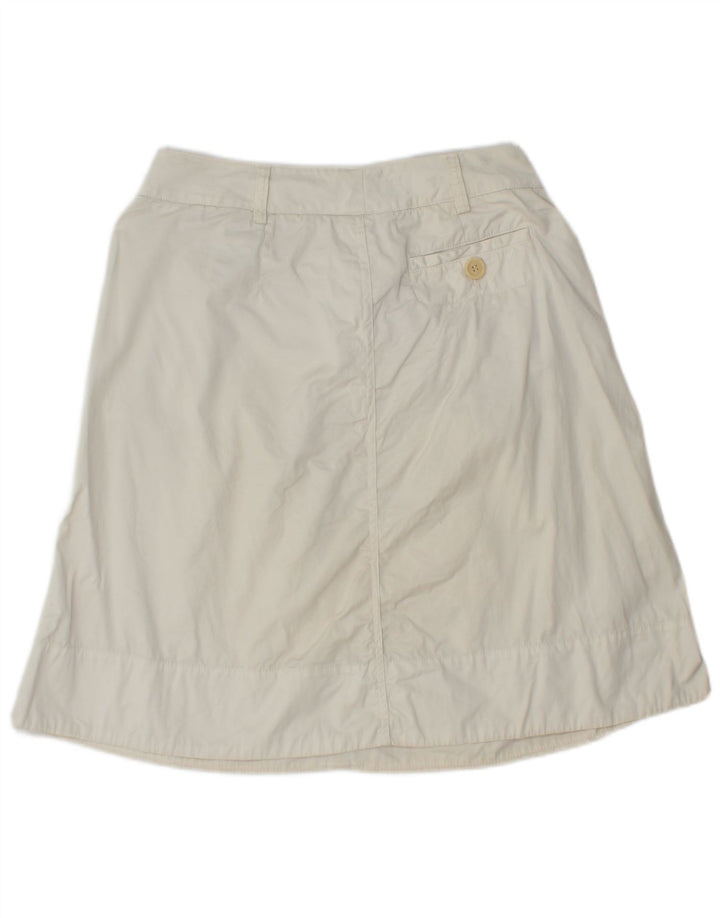 HENRY COTTONS Женская юбка-трапеция IT 44 Medium W30 Белый хлопок