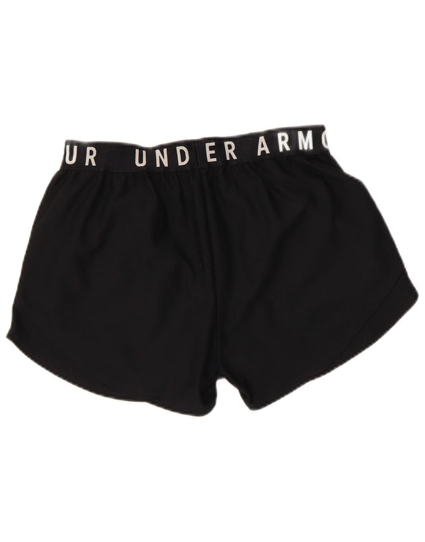 Женские спортивные шорты с графическим рисунком UNDER ARMOR UK 10, маленькие черные
