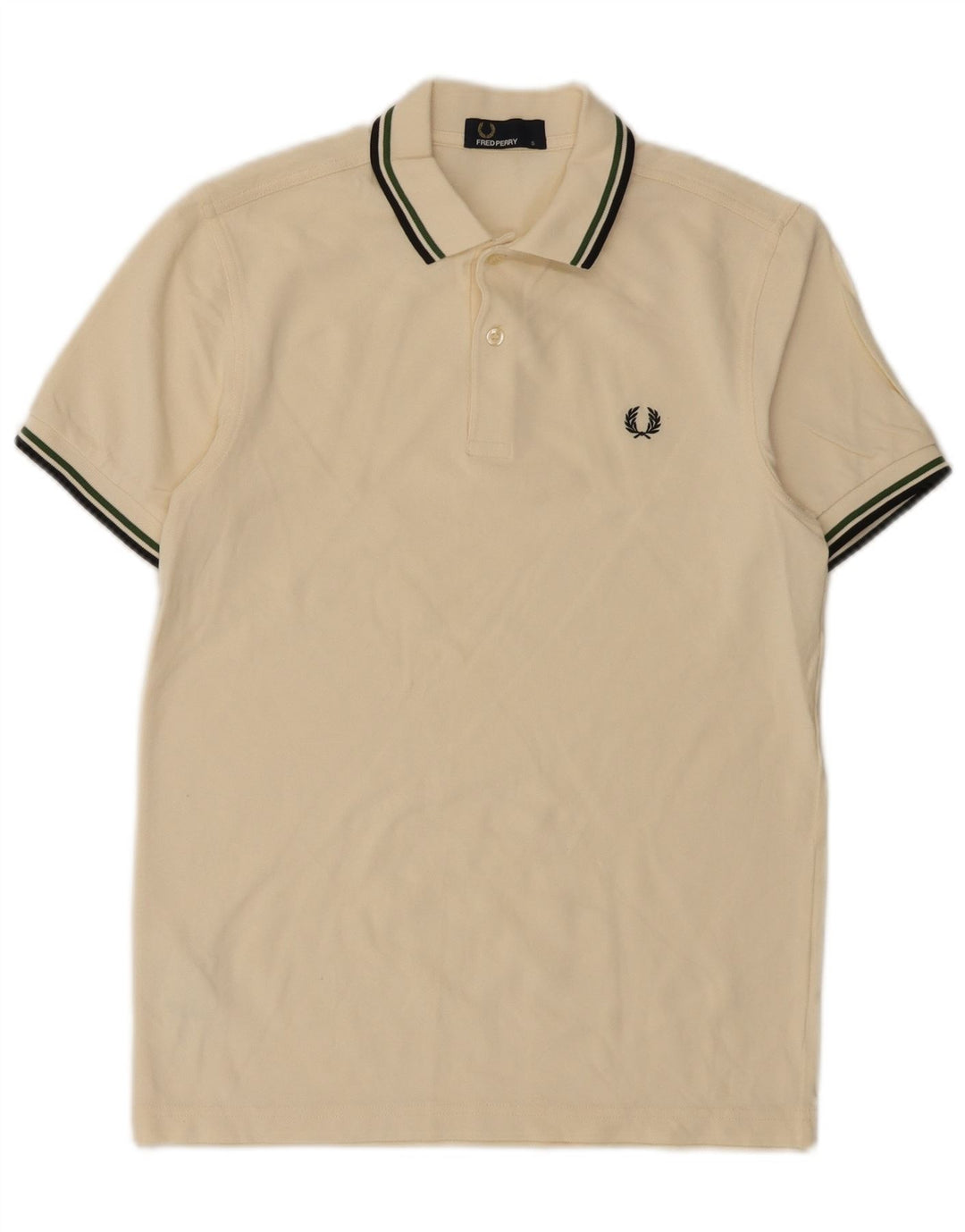 Мужская рубашка-поло Fred Perry, маленький белый хлопок